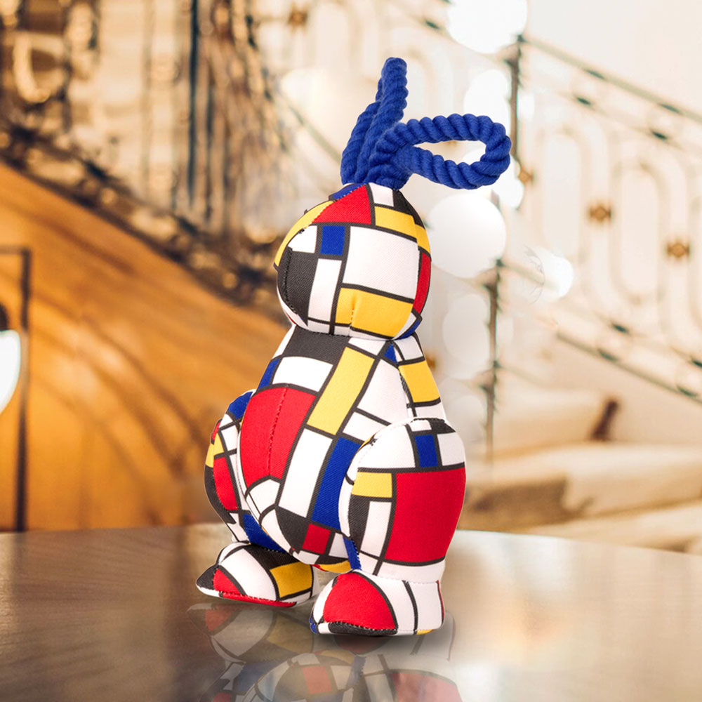 Cavall Mondrian Inspired Rabbit – Cavall Dog Toys