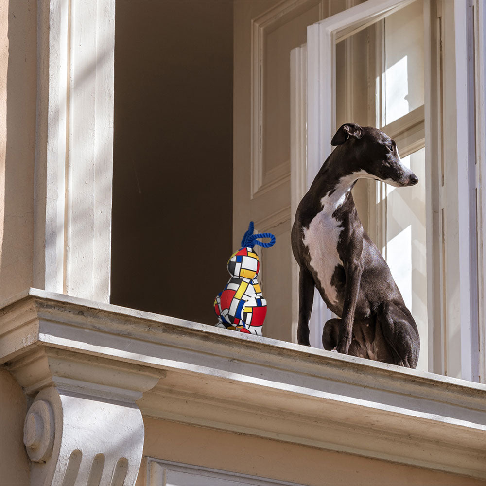 Cavall Mondrian Inspired Rabbit – Cavall Dog Toys