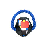 Mondrian Inspired Owl on a Rope