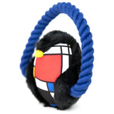 Mondrian Inspired Owl on a Rope