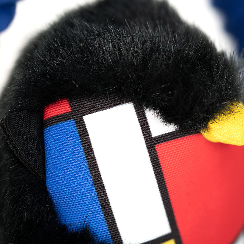 Mondrian Inspired Owl on a Rope