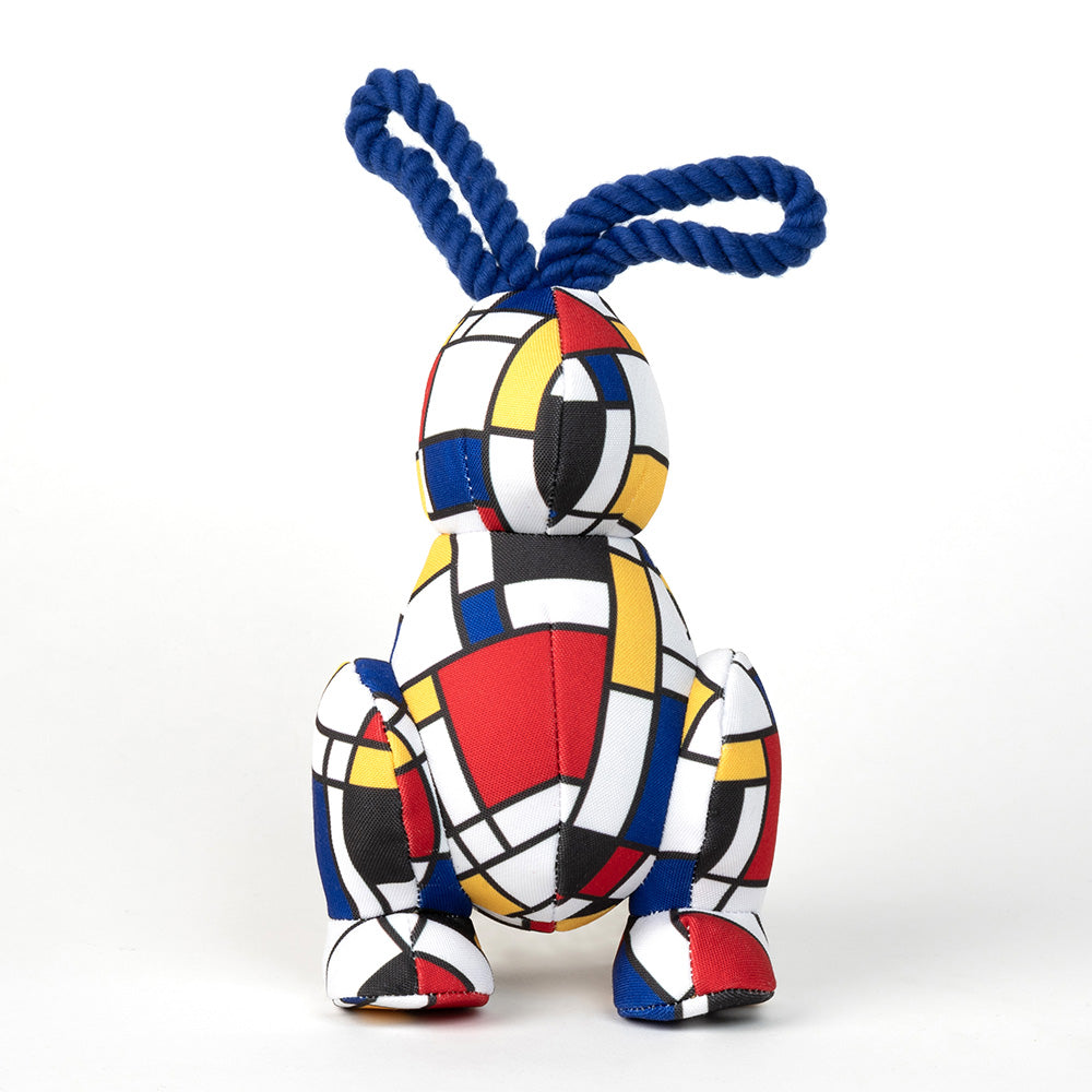 Cavall Mondrian Inspired Rabbit – Cavall Dog Toys